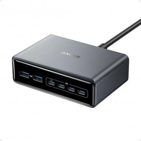 Anker Prime Ladegerät 200W schwarz 4x USB-C,2x USB-A,