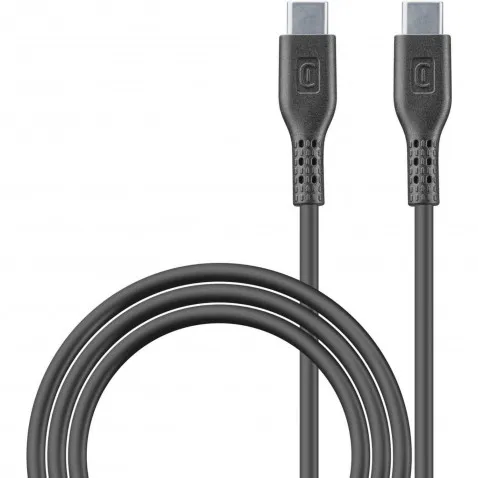 Cellularline Fast Charging 200cm schwarz 5A/100W, USB Type-C
