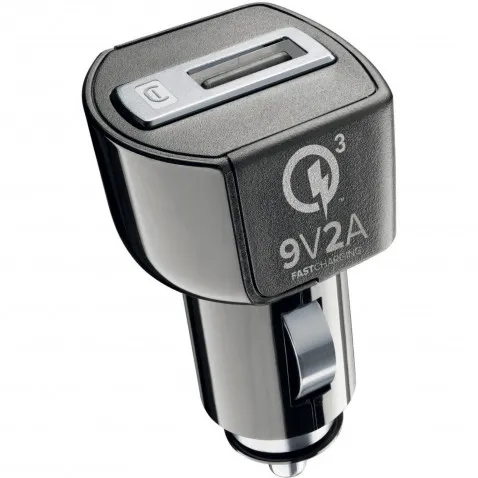 Cellularline KFZ-Lader-Set 18W USB-C bla nkl. Kabel für