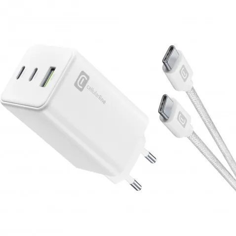 Cellularline Reiselader 100W GaN Multipower 2x USB-C