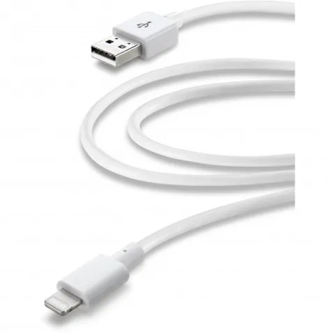 Cellularline USB Kabel 2m lightning weiß Type-A auf Apple