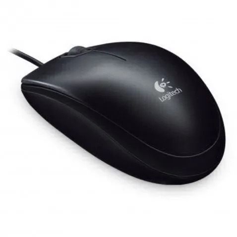 Logitech B100 Optical Mouse schwarz USB