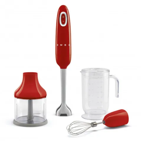 SMEG HBF03RDEU Stabmixer-Set 50's Style,