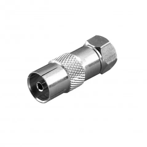 Vivanco F Kurzadapter F Stecker auf Koax