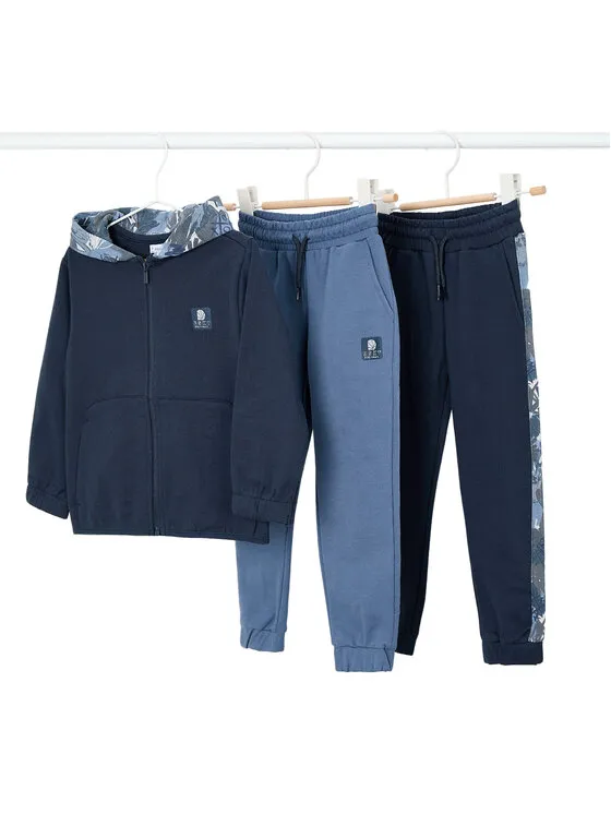 2er-Set Jogginghosen und Sweatshirt · Dunkelblau