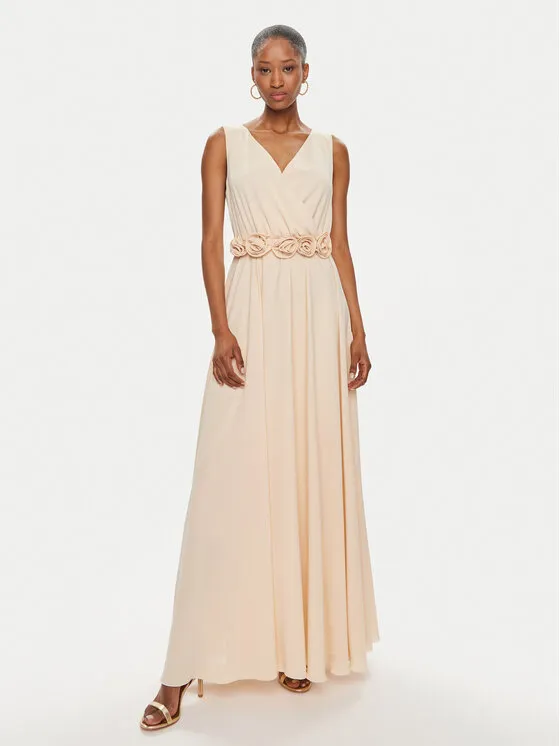 Abendkleid · Beige · Maxi