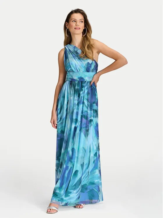 Abendkleid · Blau · Maxi