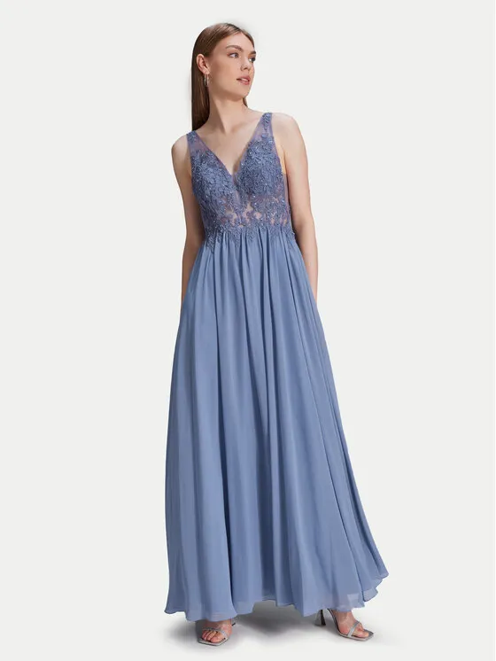 Abendkleid · Blau · Maxi