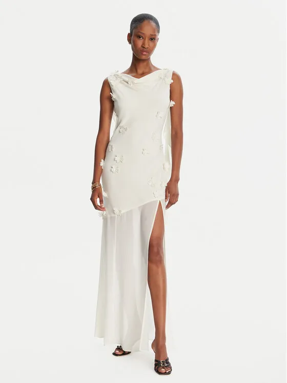 Abendkleid · Écru · Maxi