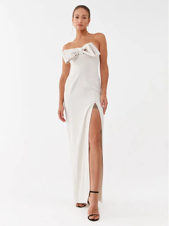 Abendkleid · Écru · Maxi