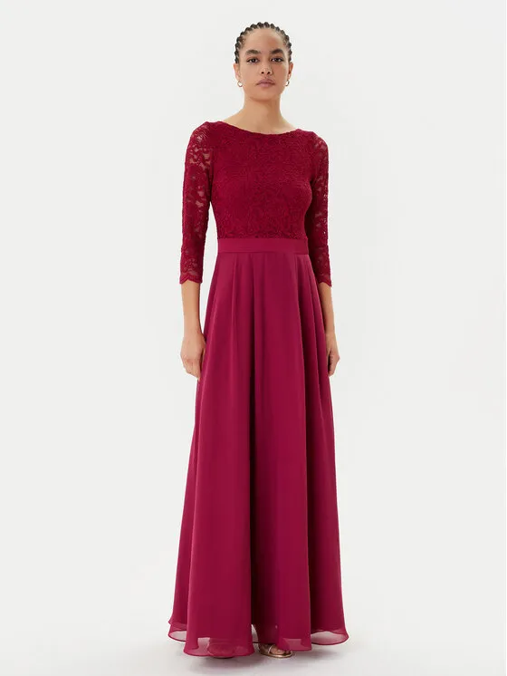 Abendkleid · Dunkelrot · Maxi
