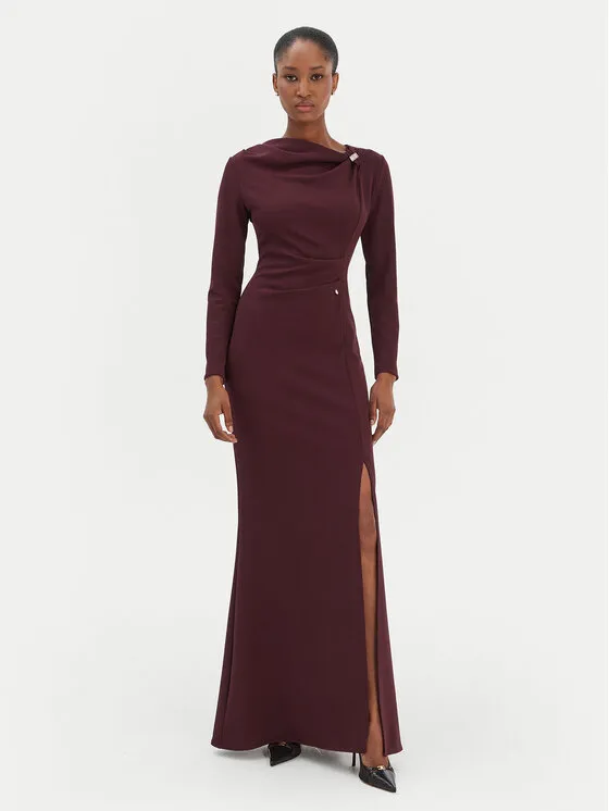 Abendkleid · Dunkelrot · Maxi