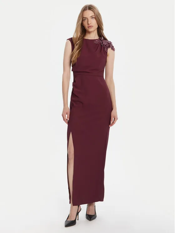 Abendkleid · Dunkelrot · Maxi