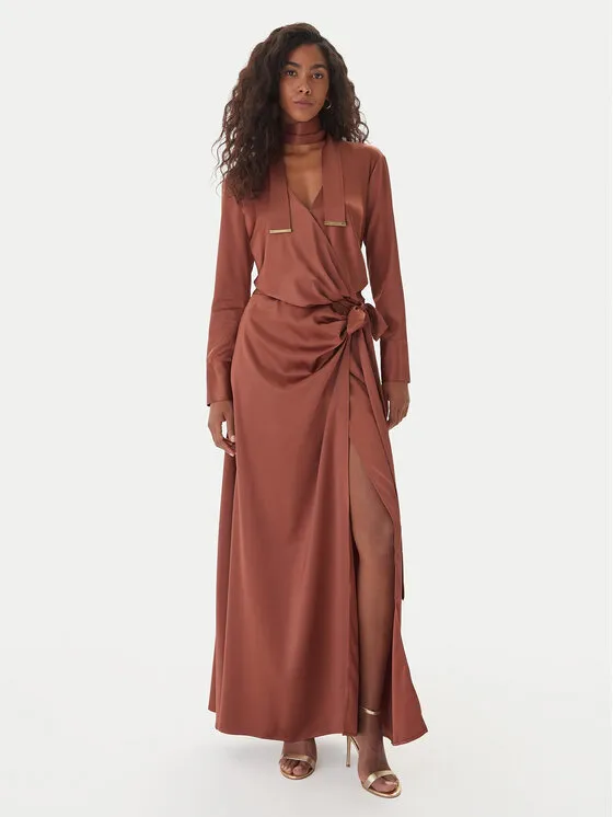 Abendkleid · Dunkelrot · Maxi