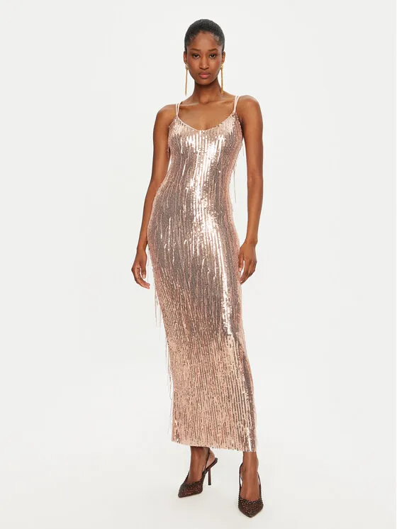 Abendkleid · Goldfarben · Maxi