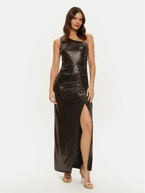 Abendkleid · Goldfarben · Maxi