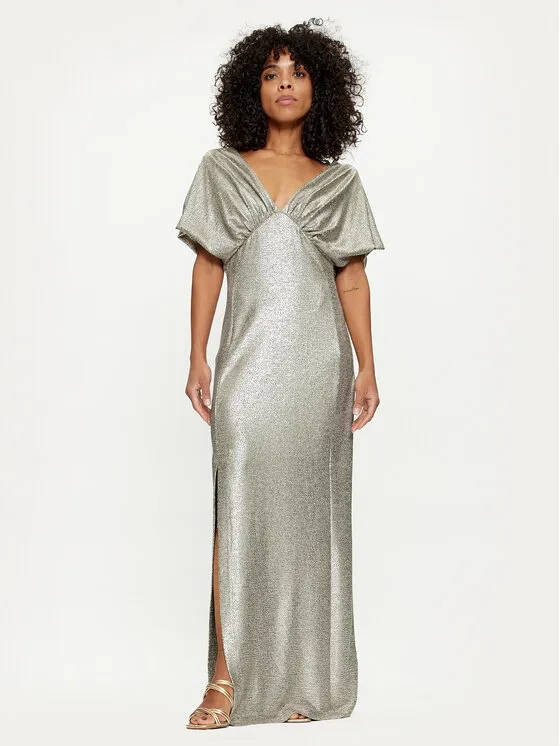 Abendkleid · Goldfarben · Maxi