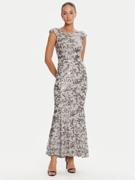 Abendkleid · Grau · Maxi