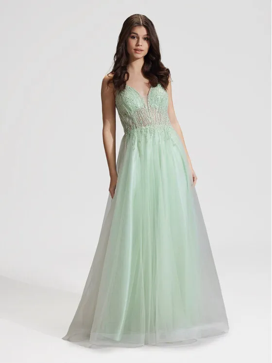 Abendkleid · Grün · Maxi