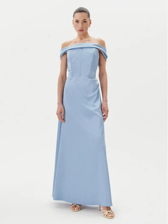 Abendkleid · Himmelblau · Maxi