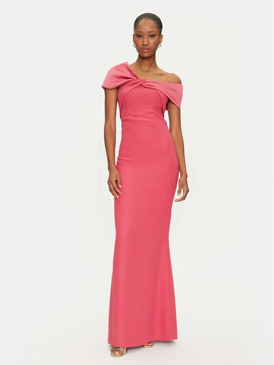 Abendkleid · Korallenfarben · Maxi