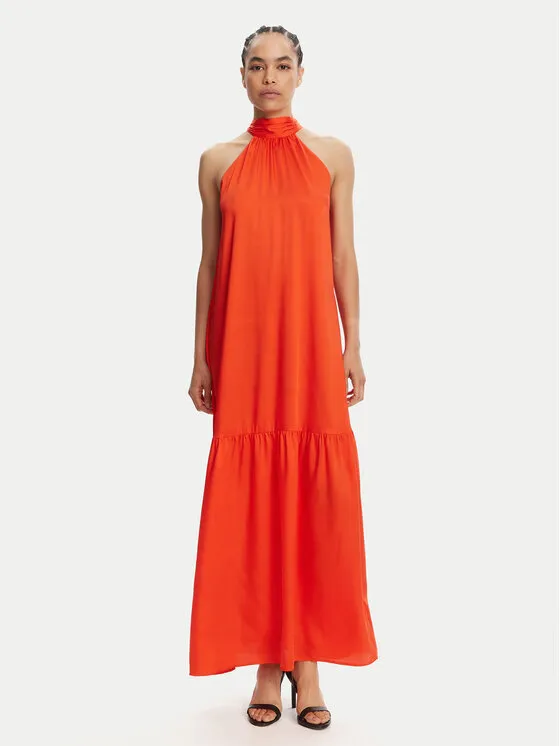 Abendkleid · Orange · Maxi