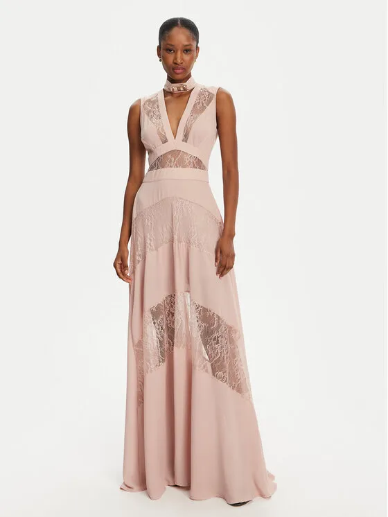 Abendkleid · Rosa · Maxi