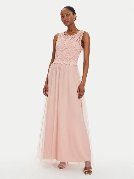 Abendkleid · Rosa · Maxi
