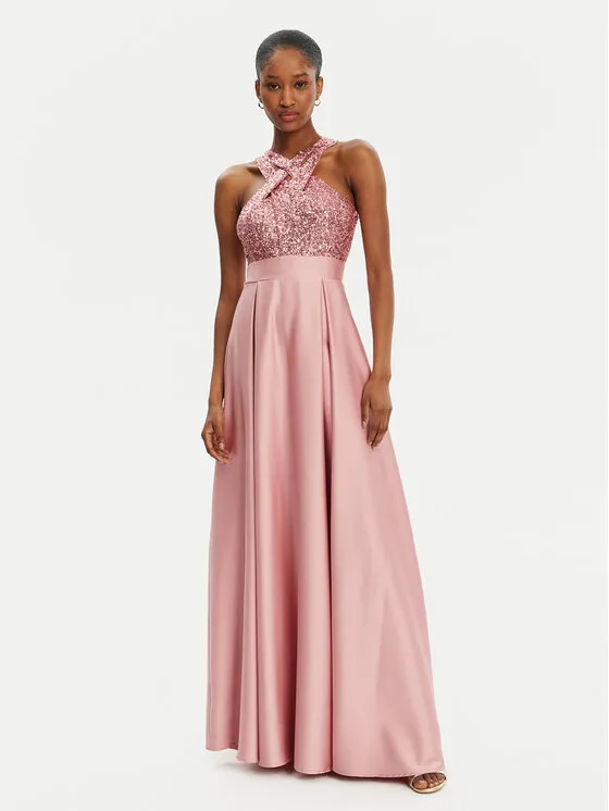Abendkleid · Rosa · Maxi