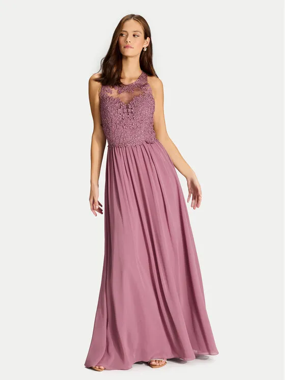 Abendkleid · Rosa · Maxi