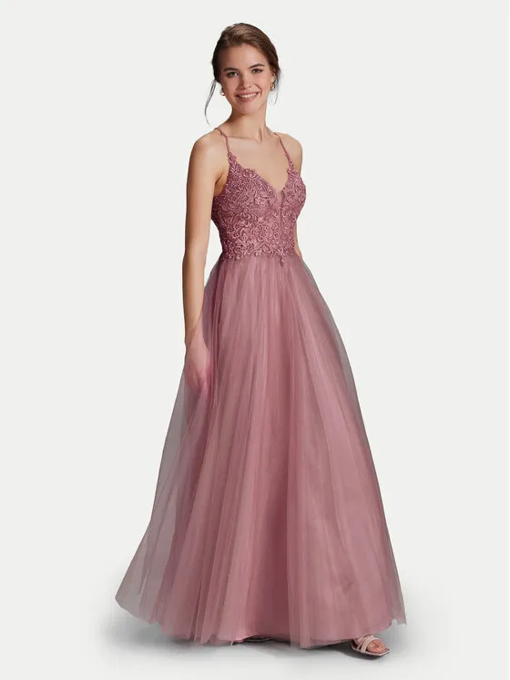Abendkleid · Rosa · Maxi