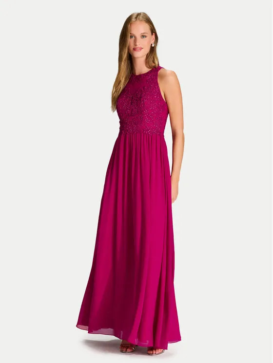 Abendkleid · Rosa · Maxi