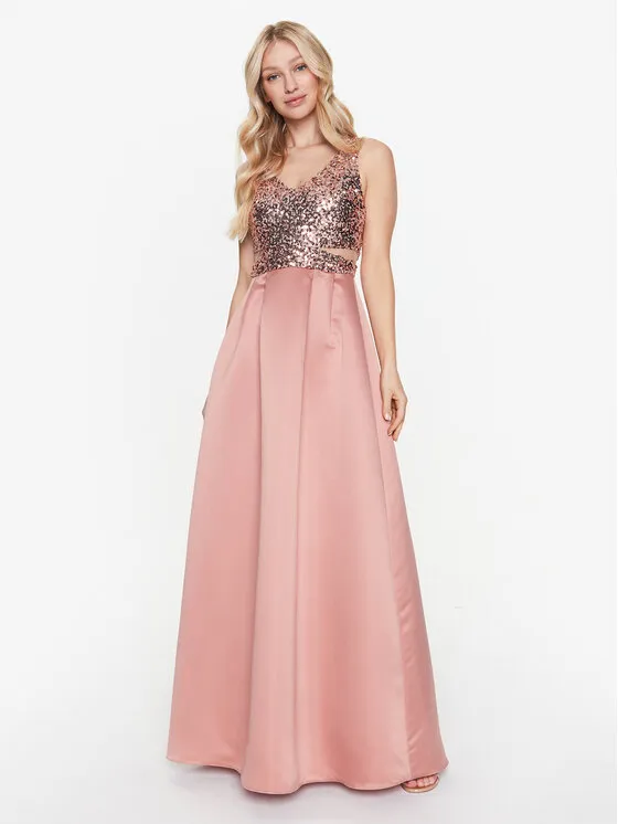 Abendkleid · Rosa · Maxi