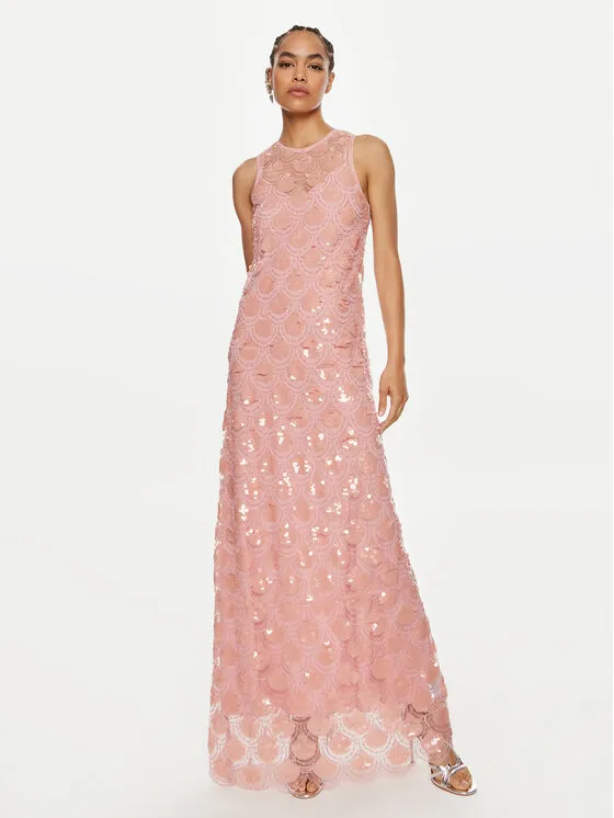Abendkleid · Rosa · Maxi