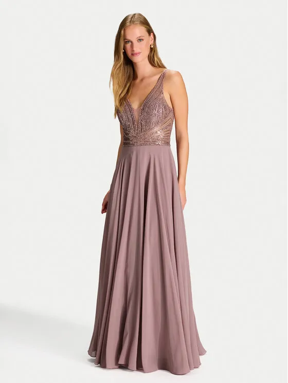 Abendkleid · Rosa · Maxi