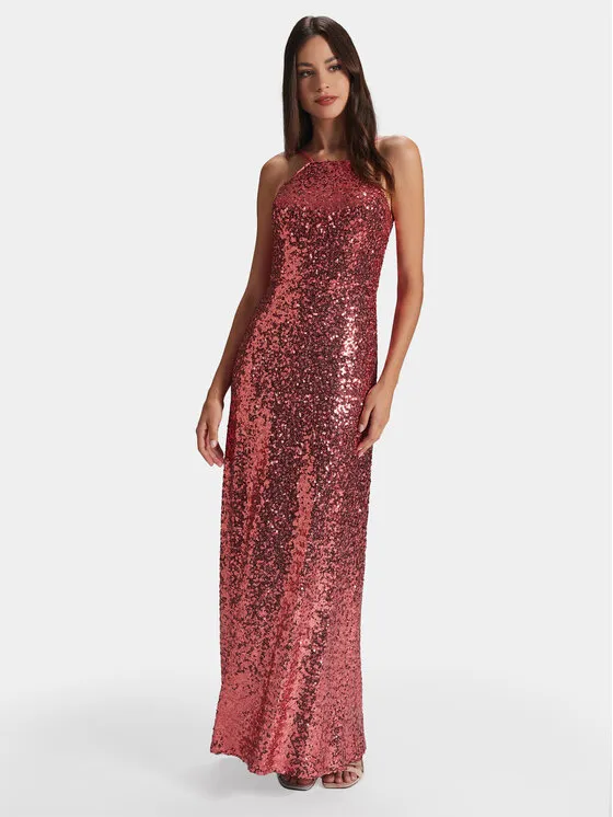 Abendkleid · Rosa · Maxi