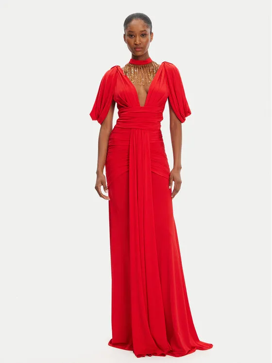 Abendkleid · Rot · Maxi