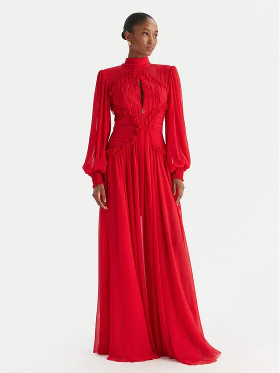 Abendkleid · Rot · Maxi