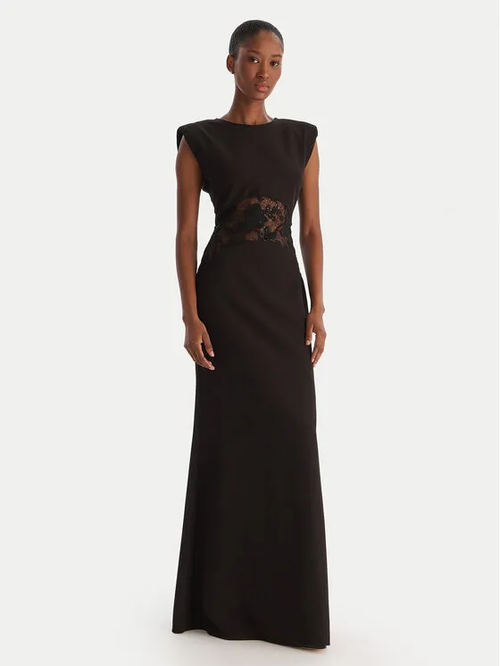 Abendkleid · Schwarz · Maxi