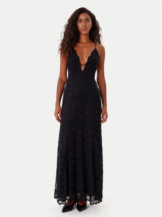 Abendkleid · Schwarz · Maxi