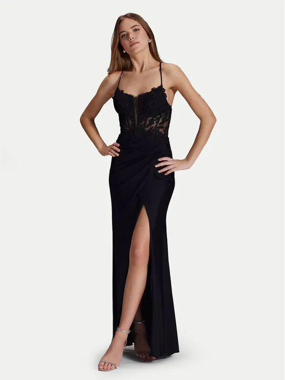 Abendkleid · Schwarz · Maxi