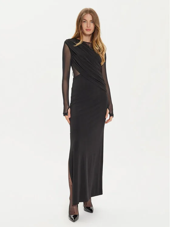 Abendkleid · Schwarz · Maxi
