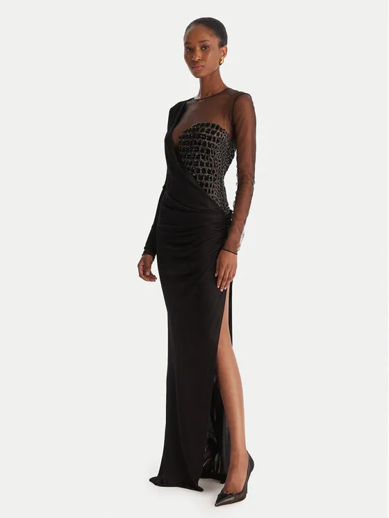 Abendkleid · Schwarz · Maxi