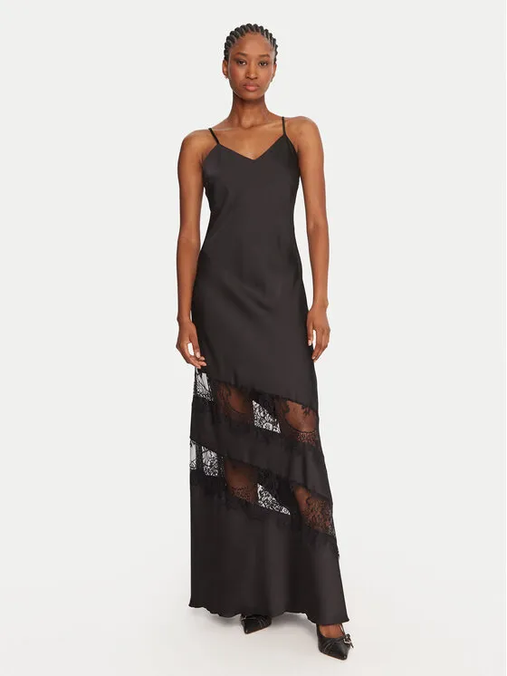 Abendkleid · Schwarz · Maxi