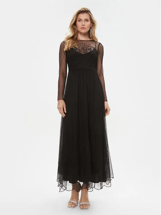 Abendkleid · Schwarz · Maxi