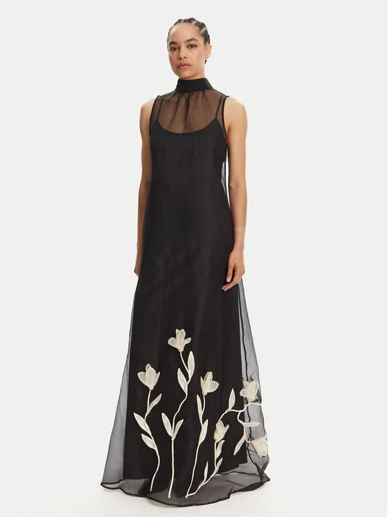 Abendkleid · Schwarz · Maxi