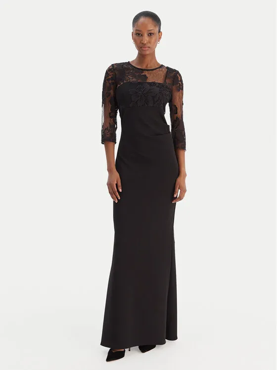 Abendkleid · Schwarz · Maxi