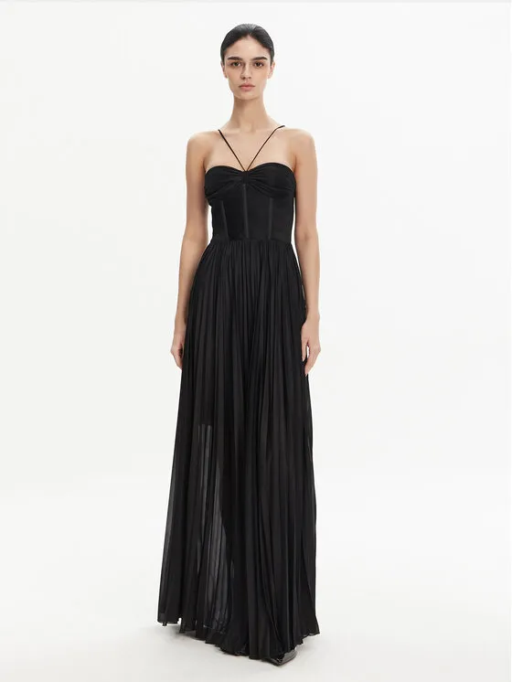 Abendkleid · Schwarz · Maxi