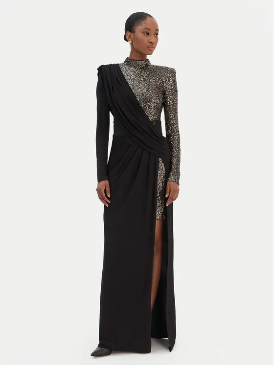 Abendkleid · Schwarz · Maxi