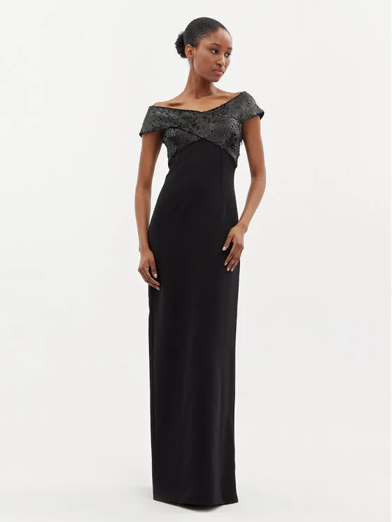Abendkleid · Schwarz · Maxi